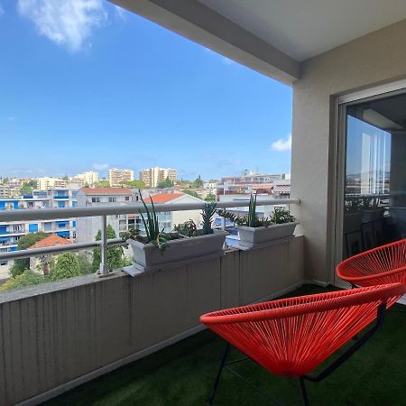 T3 Climatise Villa Juana Avec Parking Et Proche Plage Antibes Luaran gambar