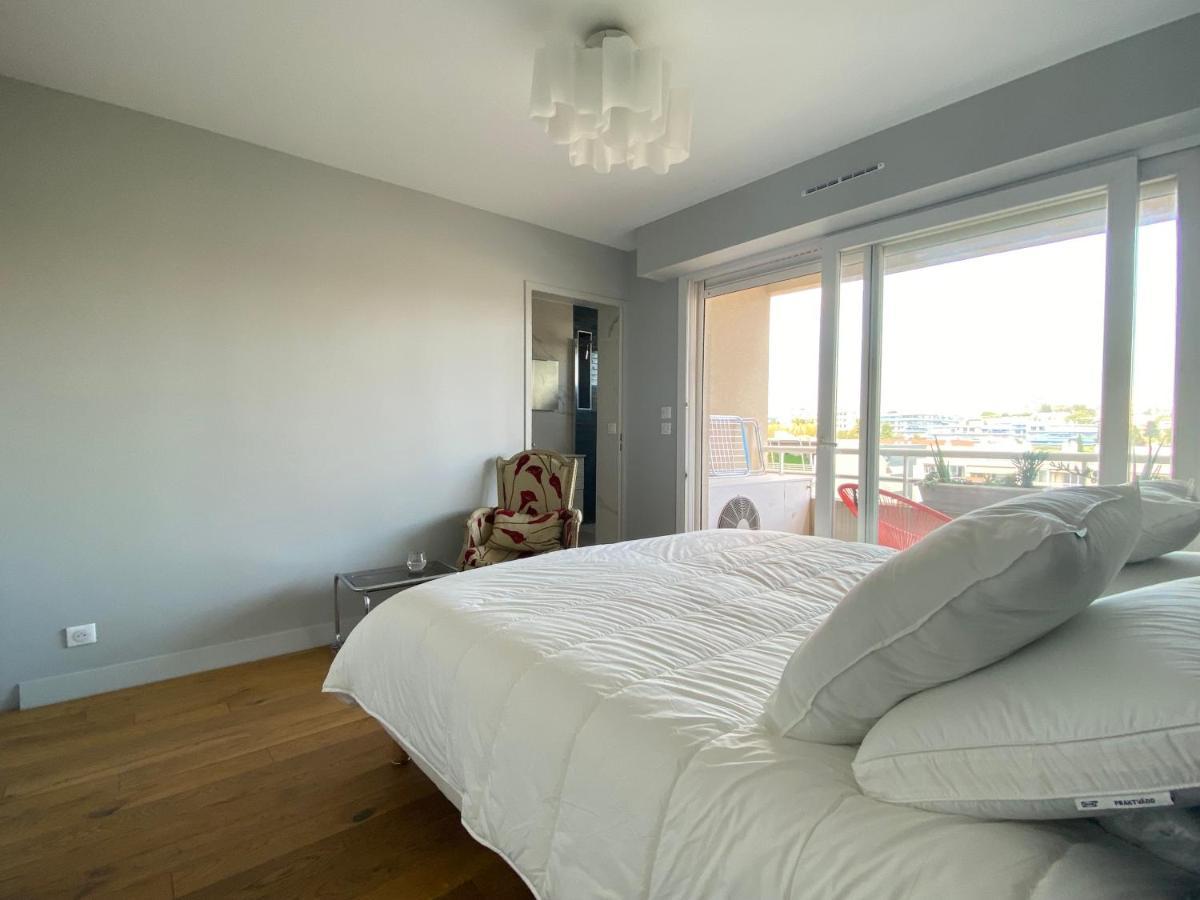 T3 Climatise Villa Juana Avec Parking Et Proche Plage Antibes Luaran gambar