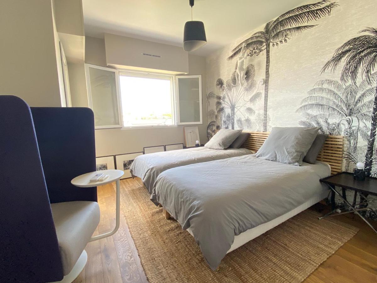T3 Climatise Villa Juana Avec Parking Et Proche Plage Antibes Luaran gambar